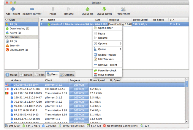 what torrent program csn i use.with mac os 10.7.5